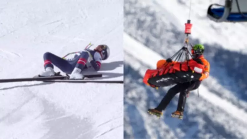 Lindsey Vonn's 2026 Olympic Downhill Ends in Crash, Breezy Johnson Wins Gold