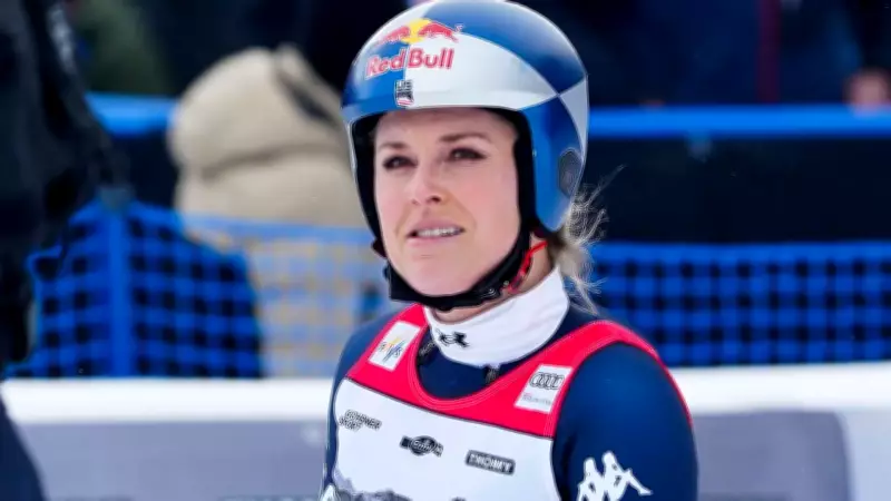 Lindsey Vonn's Olympic Dream Clouded by Knee Injury, Seeks Solace at Late Coach's Grave