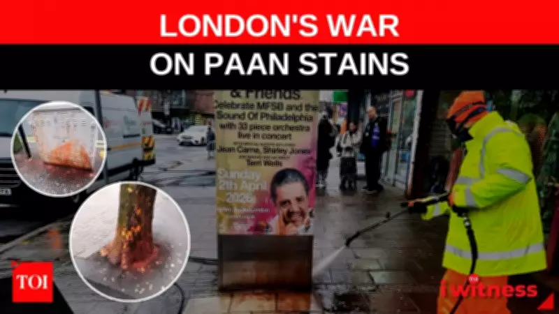 London Borough Spends Thousands Annually to Remove Persistent Paan Stains