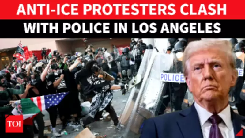 Los Angeles Riots Escalate: ICE Protests Turn Violent, Police Deploy Tactical Alert