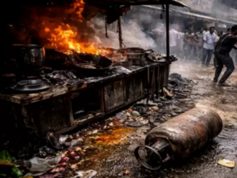 LPG Cylinder Explosion at Meat Cart Injures 11, Including Children, in West Champaran