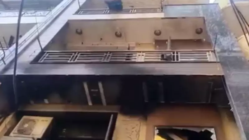 LPG Cylinder Explosion Injures 14 in Delhi Building Fire, Including Police and Firefighters