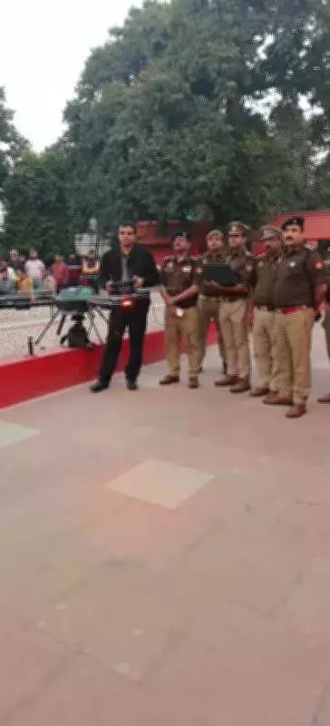 Lucknow Police Intensifies Drone Surveillance, Cracks Down on Kite-Flying Hotspots