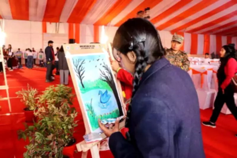 Lucknow's CG City Urban Wetland Hosts Vibrant World Wetlands Day Celebration