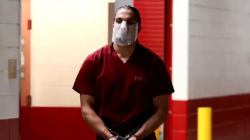 Mack Hollins' Shackled, Barefoot Super Bowl Entrance Sparks Social Media Frenzy