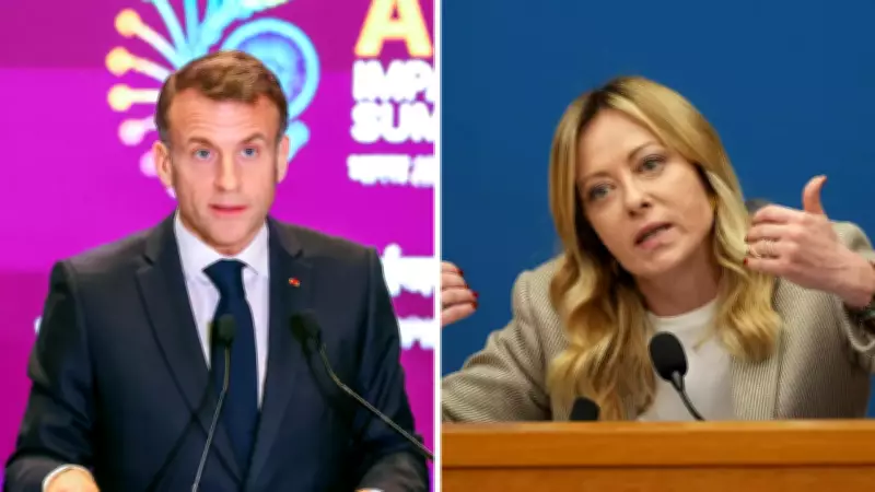 Macron Clashes with Meloni Over Comments on French Far-Right Activist's Death