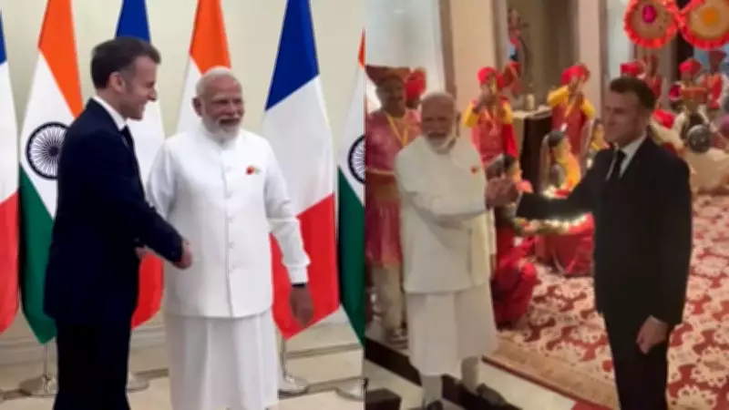 Macron Concludes India Visit, Lauds Digital Transformation at AI Summit