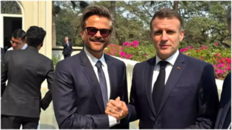 Macron Meets Bollywood Stars in Mumbai, Celebrates Indo-French Cultural Ties