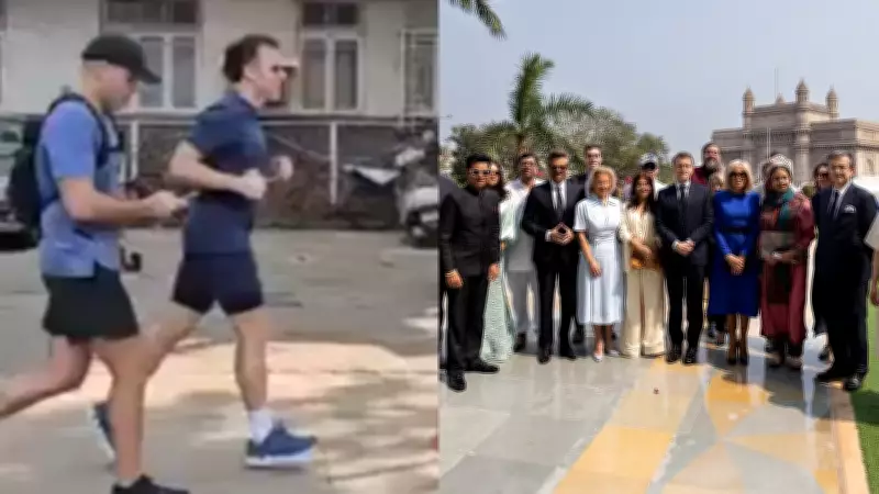 Macron's Mumbai Visit: Fitness, Tribute & Cultural Diplomacy