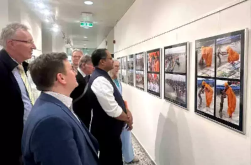 Maha Kumbh 2025 Photo Exhibition in Vienna Showcases Prayagraj's Spiritual Grandeur