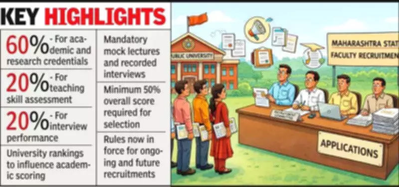 Maharashtra Revamps University Faculty Recruitment with Merit-Based System