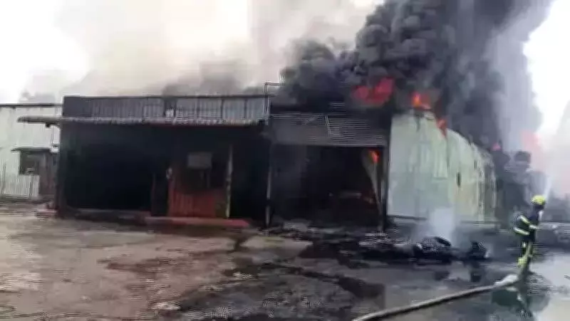 Major Fire at Pune Company Contained; No Casualties Reported