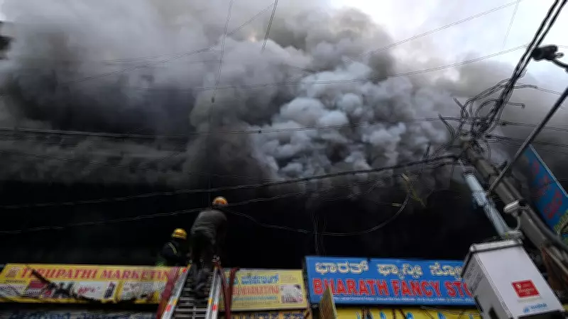 Major Fire Engulfs Bengaluru Shopping Complex, Destroying 21 Shops