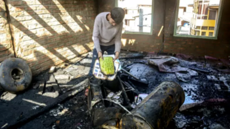 Major Fire Incidents in Srinagar Gut Nine Houses and Bakery Unit