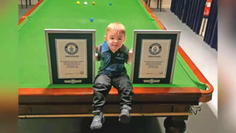 Manchester Toddler Jude Owens Breaks Two Guinness World Records in Pool and Snooker