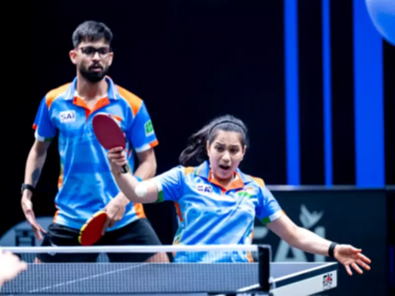 Manush and Diya Overcome Scare to Reach WTT Star Contender Mixed Doubles Quarters