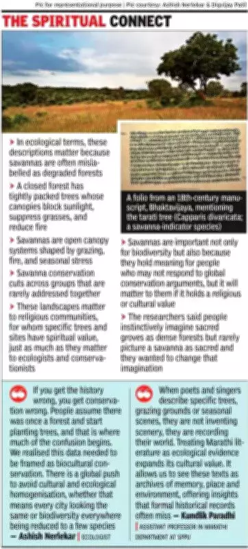 Marathi Literature Reveals Ancient Savannas of Western Maharashtra