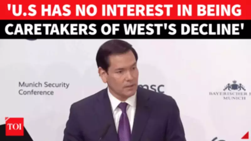 Marco Rubio Issues 'Fix It Or Perish' Warning to Europe on Immigration Crisis