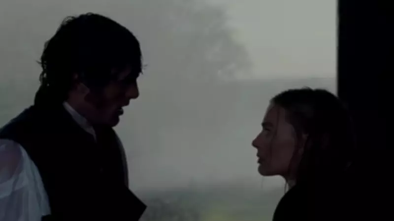 Margot Robbie's Skin Printed as Wallpaper for 'Wuthering Heights' Adaptation