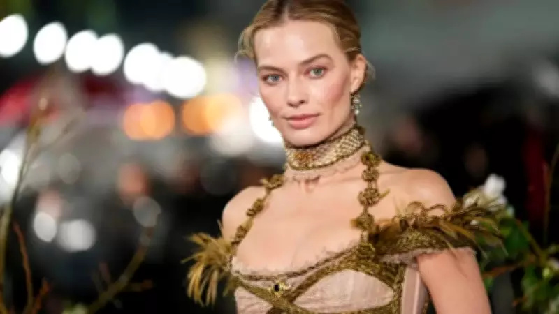 Margot Robbie's Victorian Mourning Bracelet Replica Stuns at London Premiere