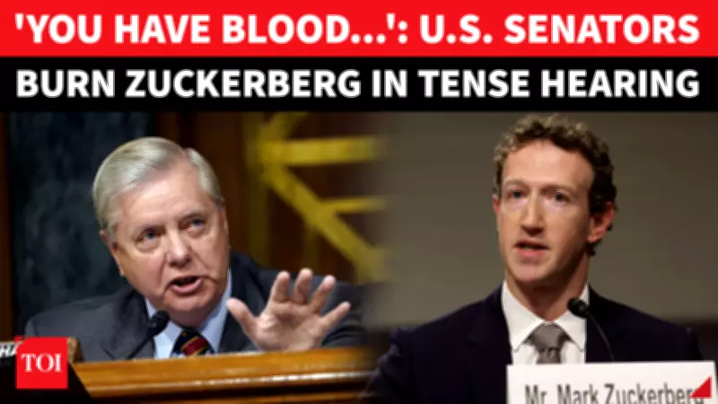 Mark Zuckerberg Confronted in Senate Over 'Vile' Social Media Content; 'Blood on Your Hands'