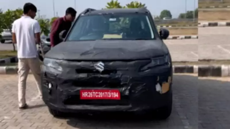 Maruti Brezza Facelift Spied with 6-Speed Manual Gearbox, Design Updates Expected