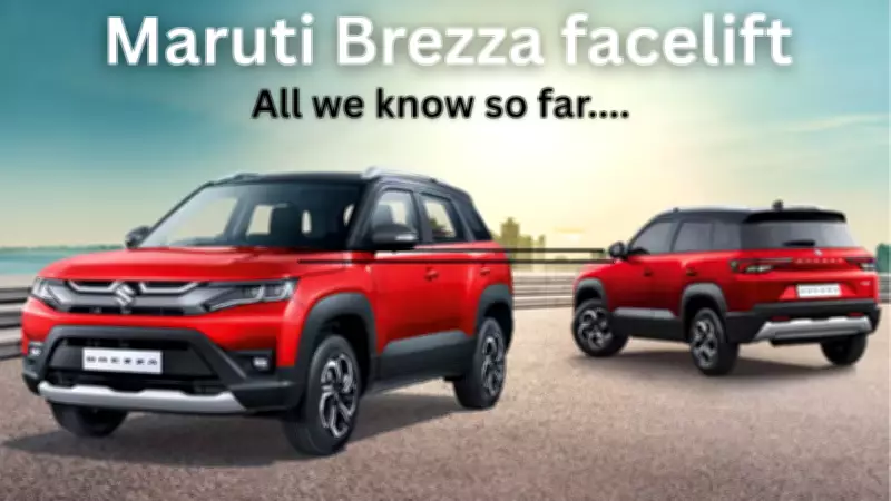 Maruti Suzuki Brezza Facelift Spotted Testing in India with Major Updates