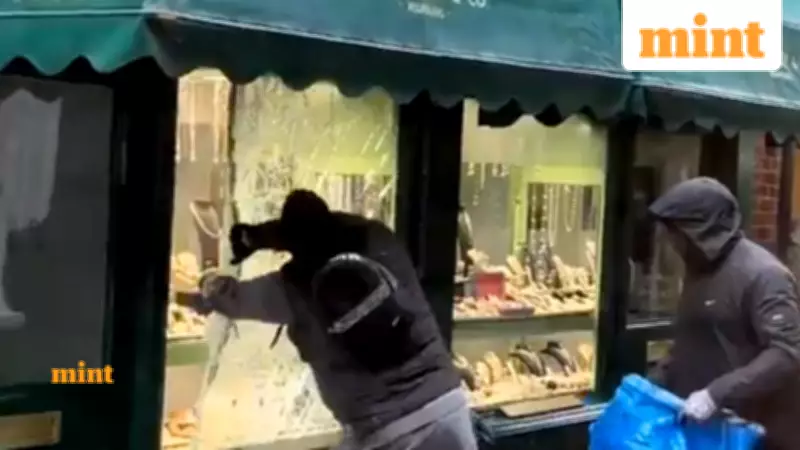 Masked Duo's Daylight Jewellery Heist in West London Shocks Onlookers