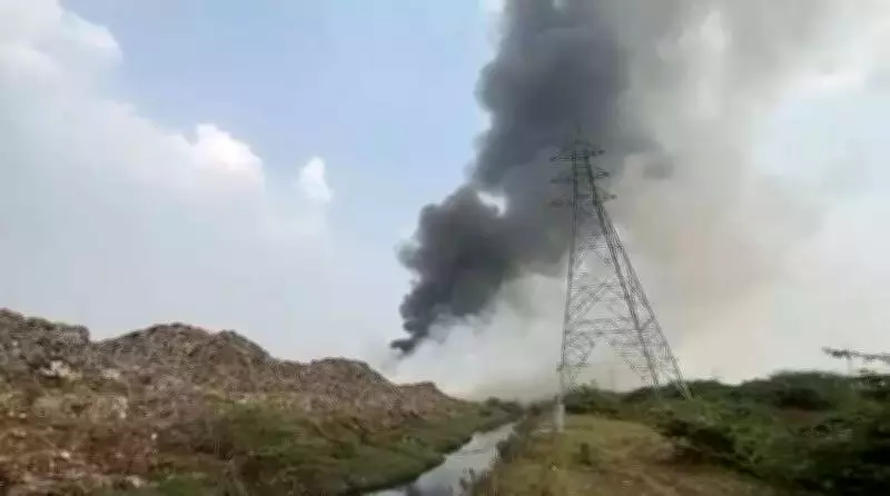Massive Fire at Surat's Khajod Dumpsite Sparks Environmental and Health Alarms