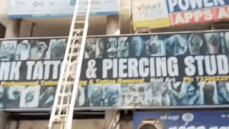 Massive Fire Engulfs Hyderabad Coaching Centre, Sparks Panic and Dramatic Rescue Efforts