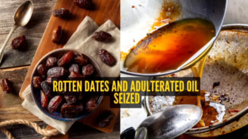 Massive Food Adulteration Raid in Kanpur: 10,000 kg Rotten Dates, 13,972 Liters Oil Seized