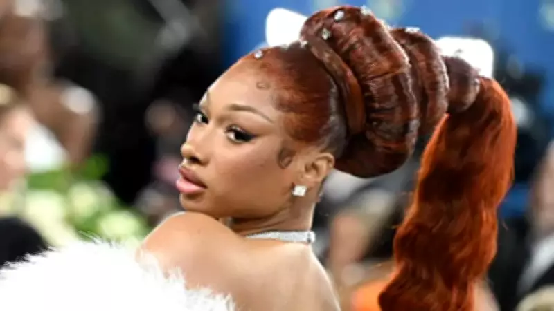 Megan Thee Stallion Stuns in Sheer Crochet Gown at Milan Fashion Event