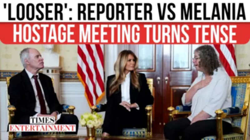 Melania Trump Faces Media Backlash After Promoting Movie During Hostage Meeting