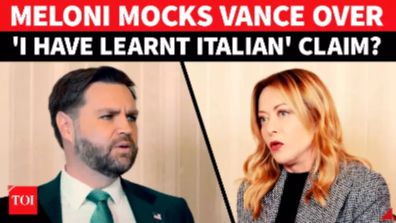 Meloni Teases Vance Over Italian Claim After Olympic Meeting in Milan