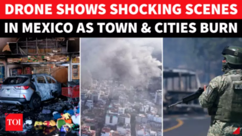 Mexico Cartel Chaos: Buildings, Cars Torched After El Mencho's Reported Death