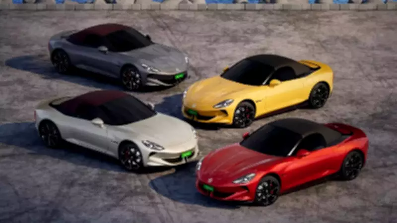 MG Cyberster Electric Sports Car Finds Niche in India's EV Market