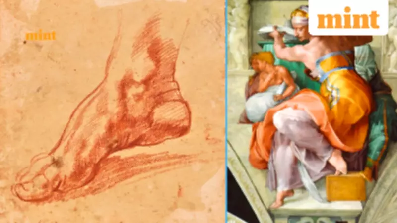 Michelangelo's Lost Foot Sketch Sells for ₹206 Crore, Shattering Auction Records