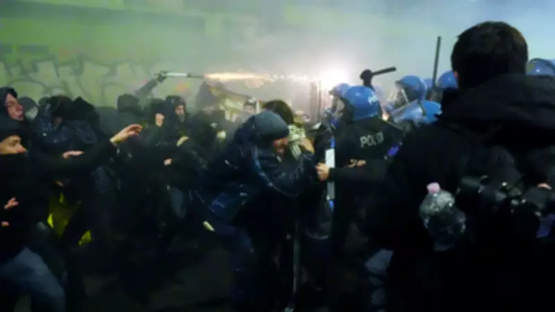 Milan Protests Escalate as Police Clash with Demonstrators Ahead of Winter Olympics