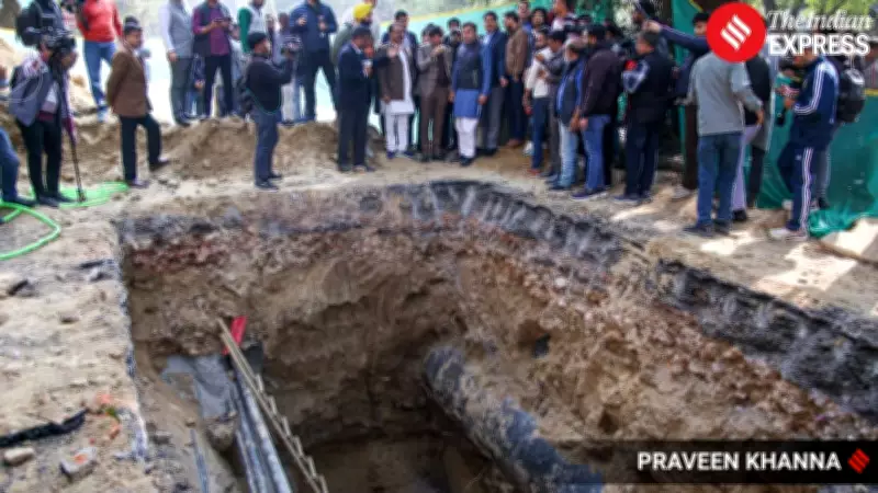 Minister Parvesh Verma Inspects Janakpuri Site After Fatal Pit Accident