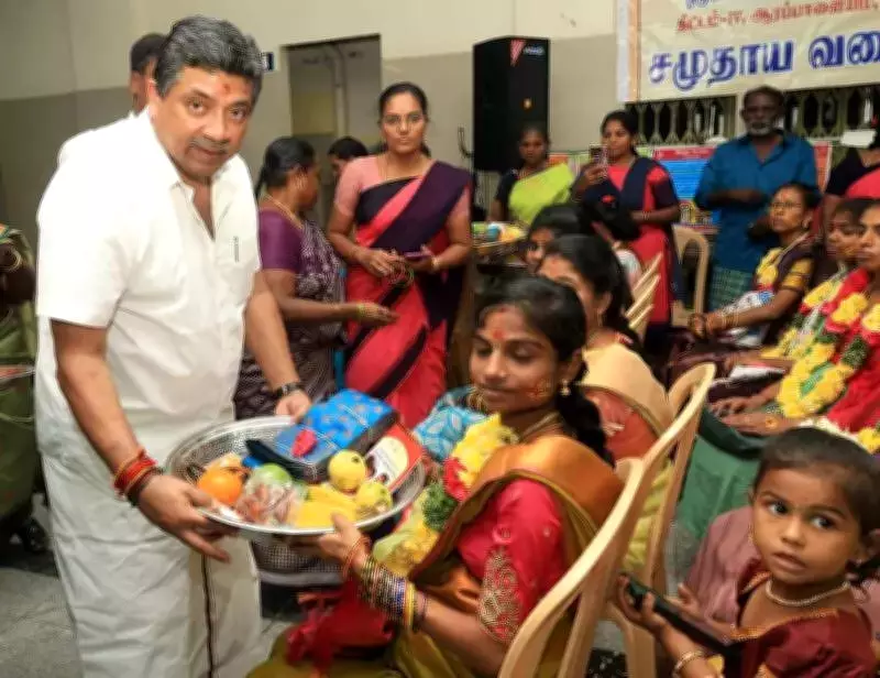 Minister PTR Inaugurates Baby Shower for 150 Pregnant Women in Madurai