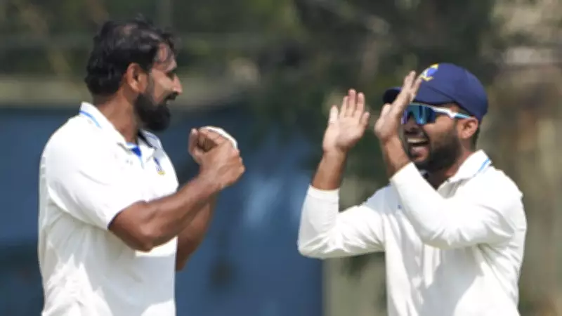 Mohammed Shami's Double Strike Halts J&K After Sudip Gharami's Heroic Ranji Knock