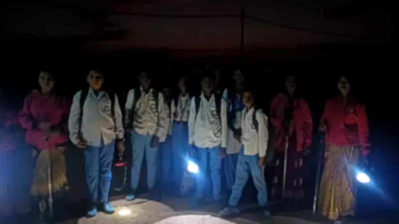 Mothers Form Human Shield Against Tigers to Protect Children's School Journey