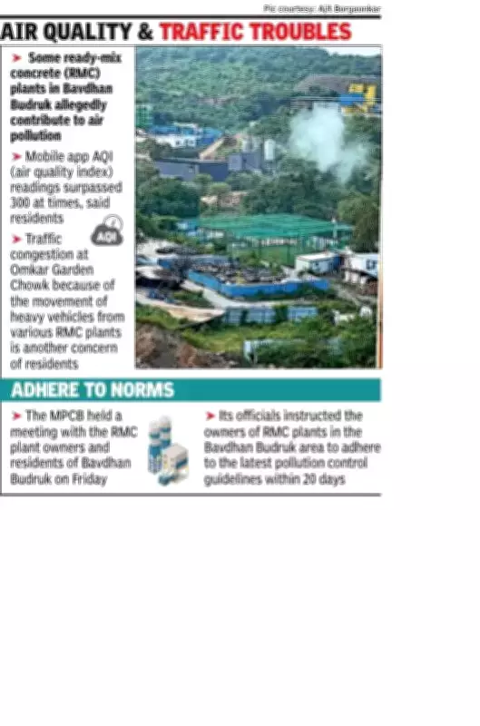 MPCB Issues 20-Day Ultimatum to Pune RMC Plants for Pollution Compliance