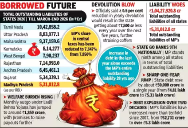 MP's Debt Exceeds 5% of National Total, Liabilities Soar Tenfold in 20 Years
