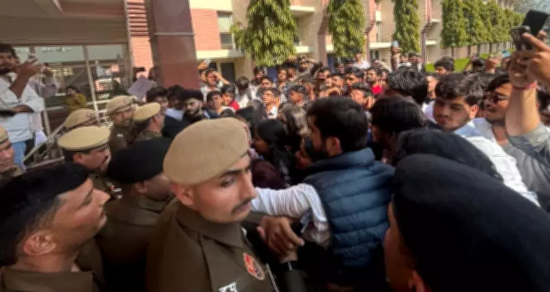 Murthal University Erupts: Hundreds of Students Stage Major Protest Over Grievances