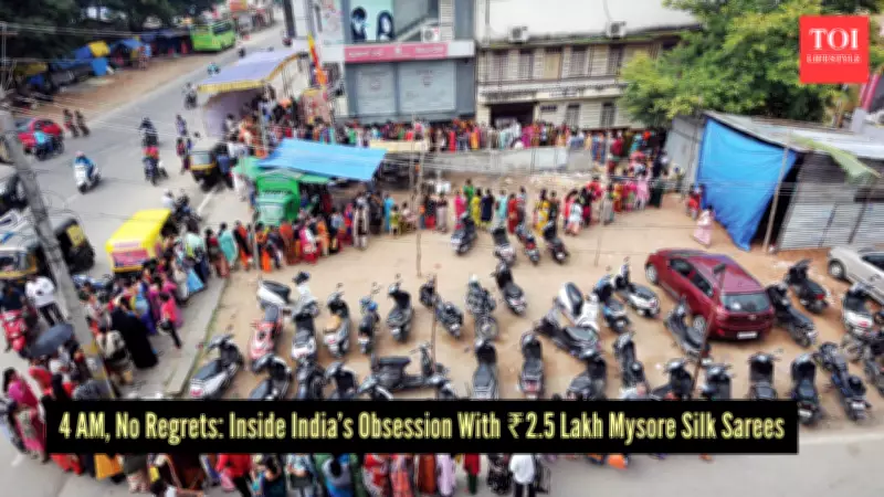 Mysore Silk Sarees: India's New Status Symbol with 4 AM Queues for ₹2.5 Lakh Drapes