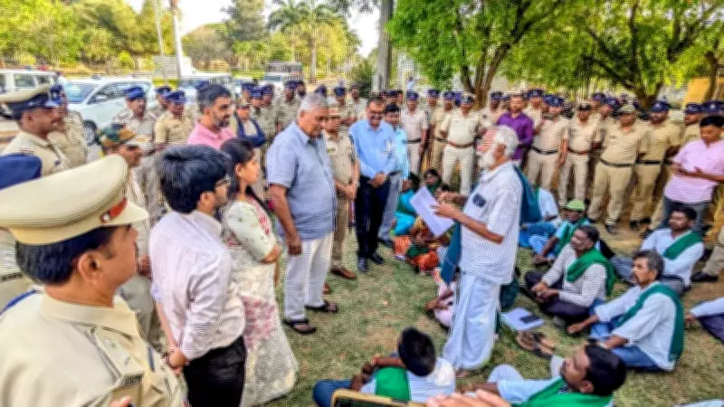 Mysuru Farmers Protest at Commissioner's Office Over Wildlife Safari Suspension