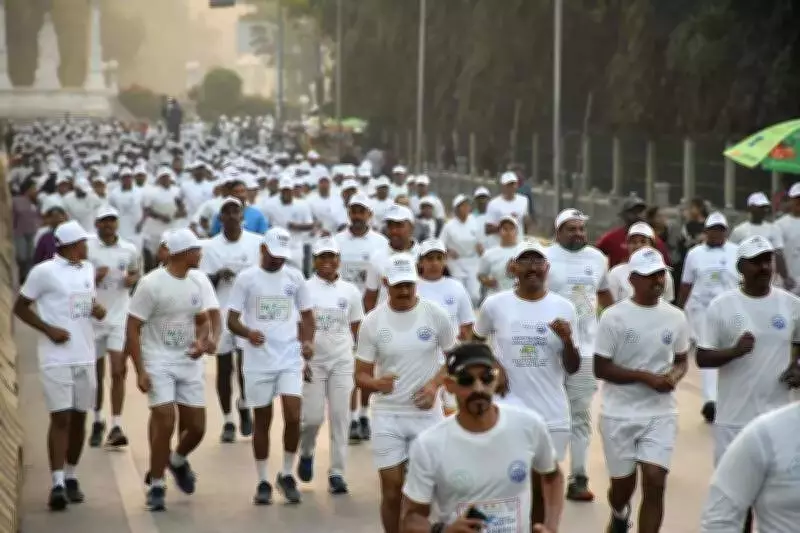 Mysuru's 'Run for Cleanliness' Draws Over 4,000 Participants, Including Sculptor Arun Yogiraj