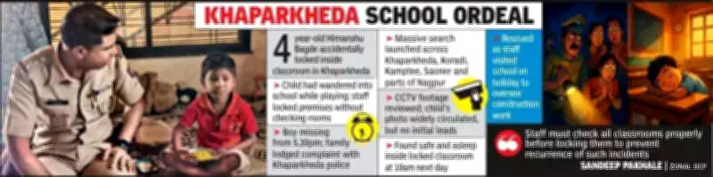 Nagpur Boy Found Safe in Locked School After Night-Long Search