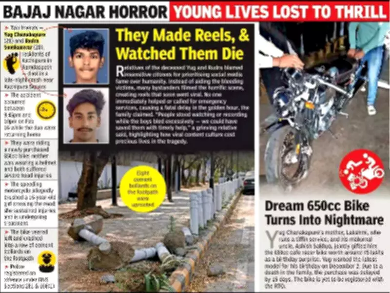 Nagpur Cafe Racer Crash Kills Two Young Friends, Exposes Road Safety Failures